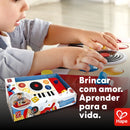 DJ Mix & Spin Studio Brinquedo Musical Infantil com Teclado, Luzes e Efeitos Especiais – Hape