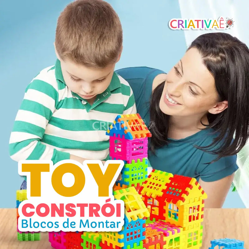 Toy Constrói - Blocos de Montagem Criativa Montessori