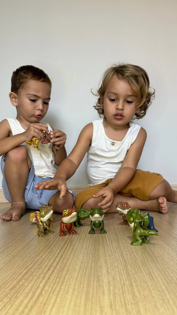 Kit Nhacssauros Criativaê - Kit Dinossauros de Brinquedo Anti-stress