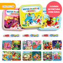 Livro de Pintura Mágica com Água Reutilizável – Doodle Books Educativos Bilíngues | CRIATIVAE
