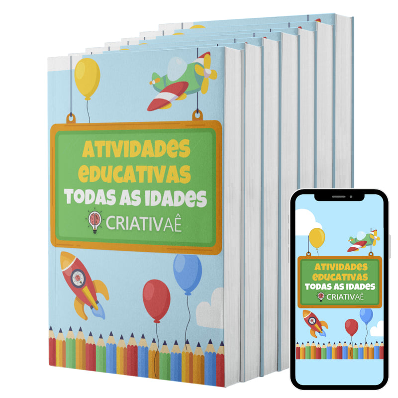 Coleção Completa de Apostilas Criativaê PDF. Atividades Educativas Todas as Idades.