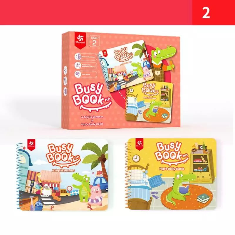 Busy Book - Livro Interativo Montessori + Brinde Exclusivo 3+ Criativaê Nível 2 