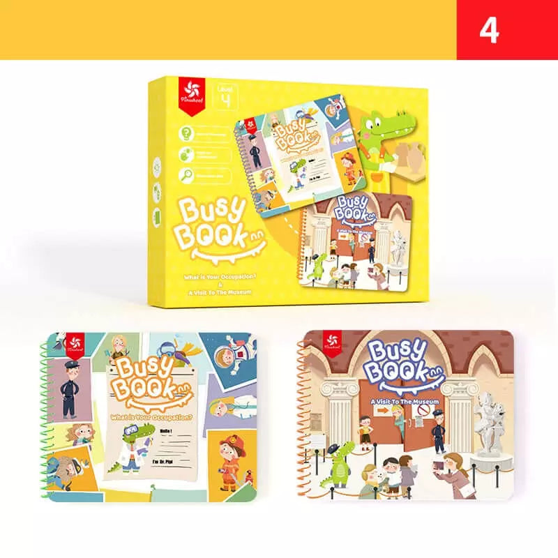 Busy Book - Livro Interativo Montessori + Brinde Exclusivo 3+ Criativaê Nível 4 