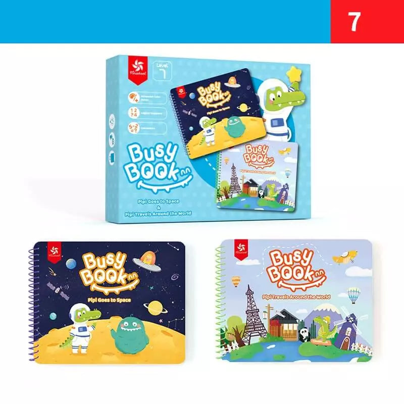 Busy Book - Livro Interativo Montessori + Brinde Exclusivo 3+ Criativaê Nível 7 