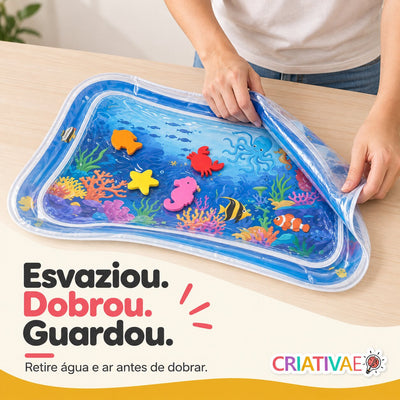Tapete de Água Interativo para Bebês Criativaê