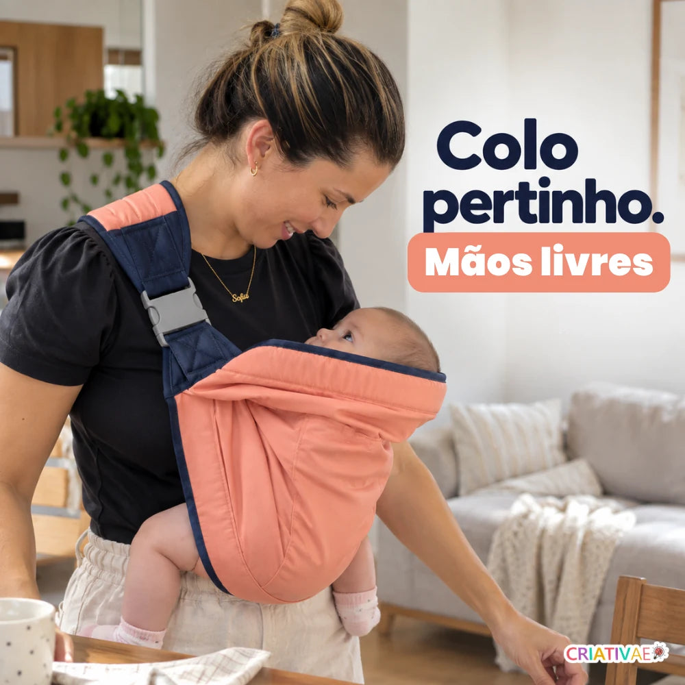 Canguruko Criativaê - Sling Ajustável para Transporte Seguro do Bebê