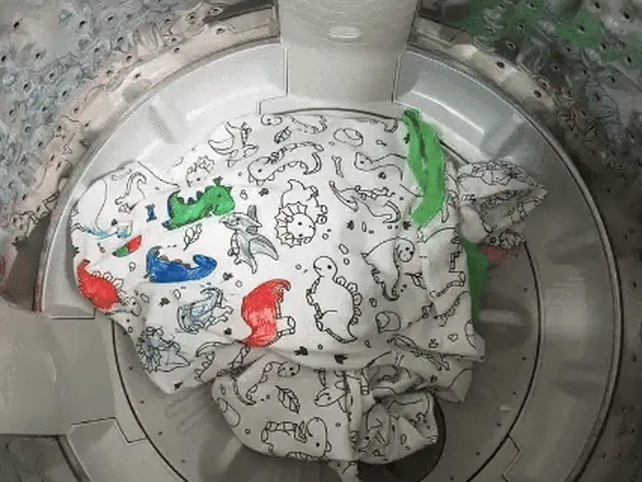 Antes — Pijama Mágico Criativaê - Pijama Infantil para Colorir e Lavar