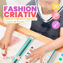 Fashion Criativ - Caderno Interativo Bonecas Trocam de Roupa + Brinde Exclusivo 3+ Criativaê 