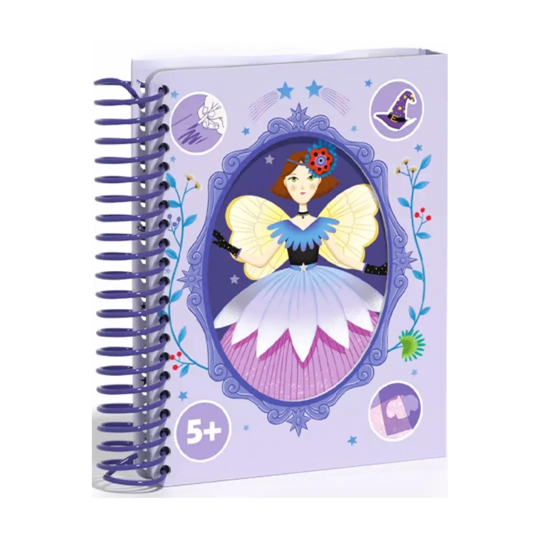 Fashion Criativ - Caderno Interativo Bonecas Trocam de Roupa + Brinde Exclusivo 3+ Criativaê Modelo 2 