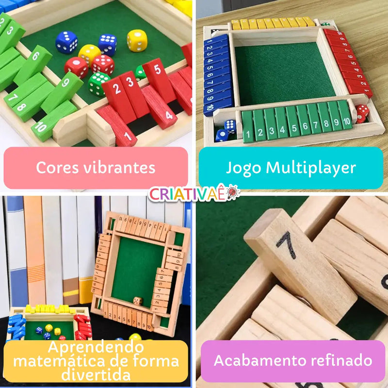 Genius Kids - Jogo de Tabuleiro Educativo para Cálculos Matemáticos Genius Kids - Jogo de Tabuleiro Educativo para Cálculos Matemáticos Criativaê 