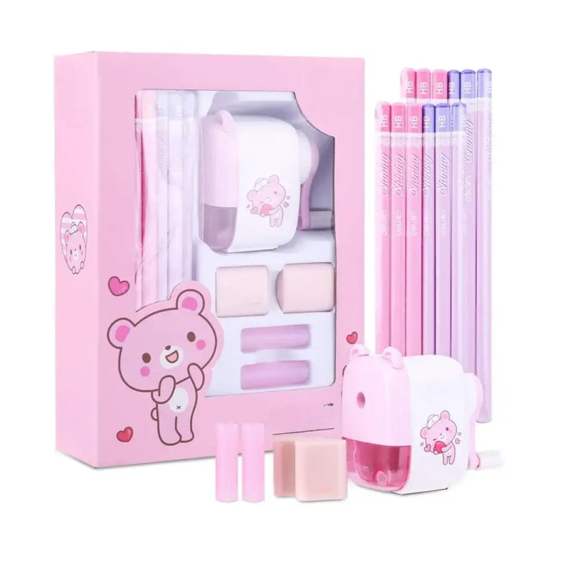 Kit Estudaê Cute + Brinde Exclusivo 3+ Criativaê Rosa 