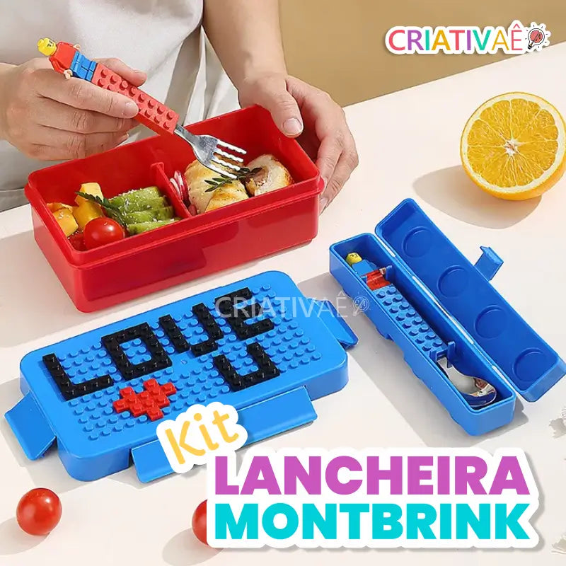 Kit Lancheira MontBrink + Brinde Exclusivo 3+ Criativaê 