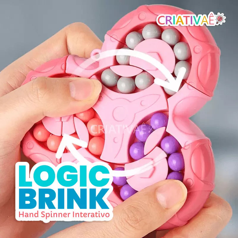 LogicBrink - Hand Spinner Interativo + Brinde Exclusivo 3+ Criativaê 