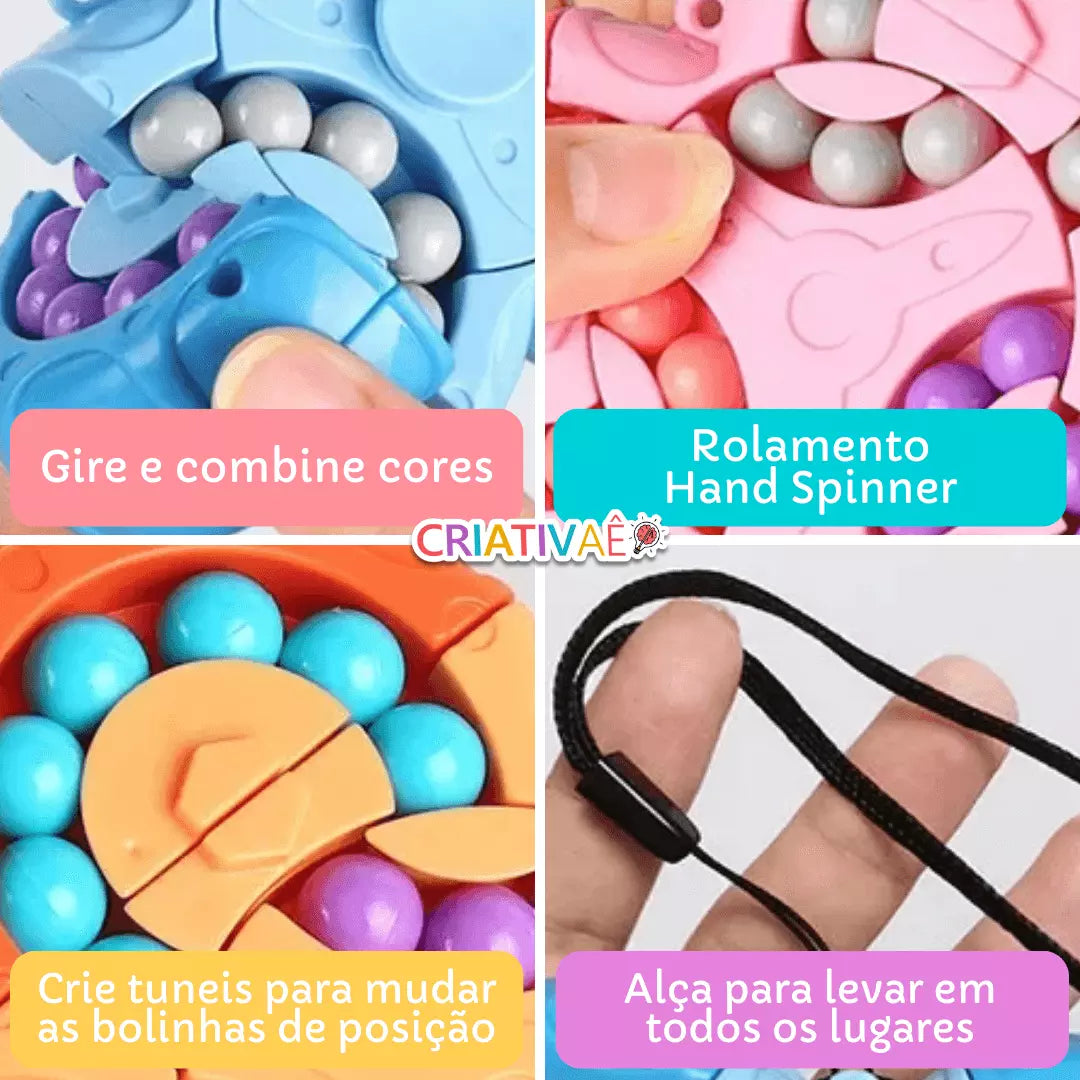 LogicBrink - Hand Spinner Interativo + Brinde Exclusivo 3+ Criativaê 