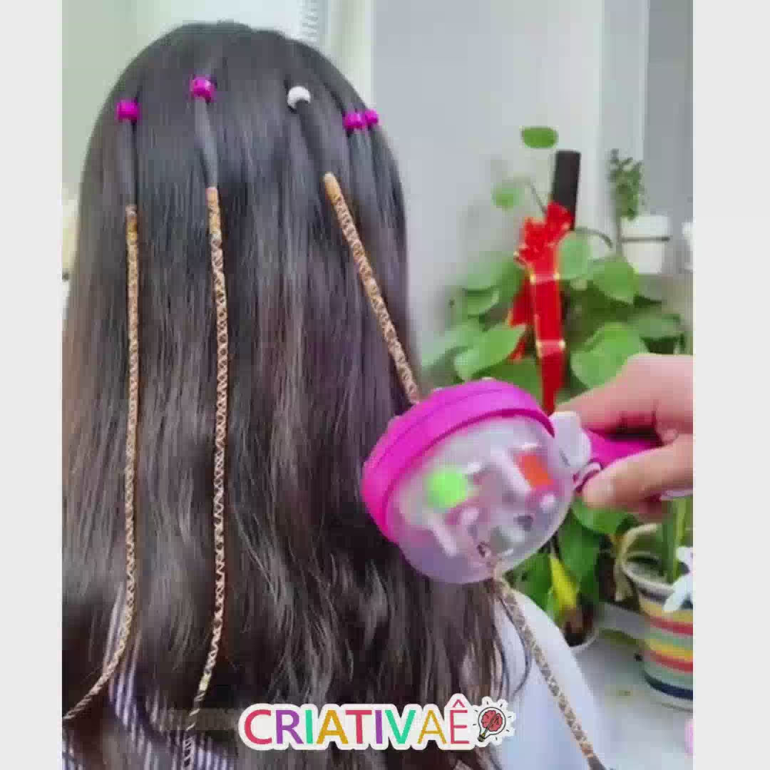 Carregar vídeo: Máquina de fazer tererê no cabelo - criativaê