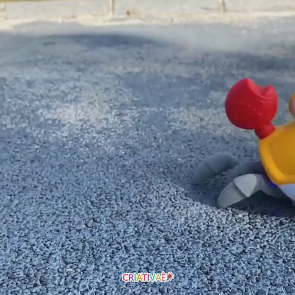 Carregar vídeo: Caranguejo Criativo com Sensor de Obstáculos, Música e Luzes