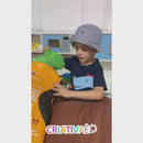 Pup Star Criativaê - Pelúcia Fofa com Projetor de Luzes Antialérgico