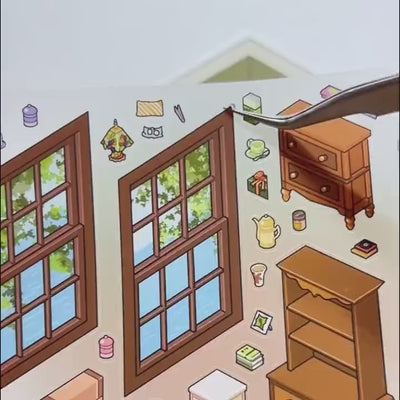 Minimundo Criativaê – Cenários 3D para Completar com Mais de 200 Adesivos