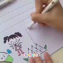 Kanettis - Kit de Canetinhas com Desenhos Estilo Rolo Carimbo