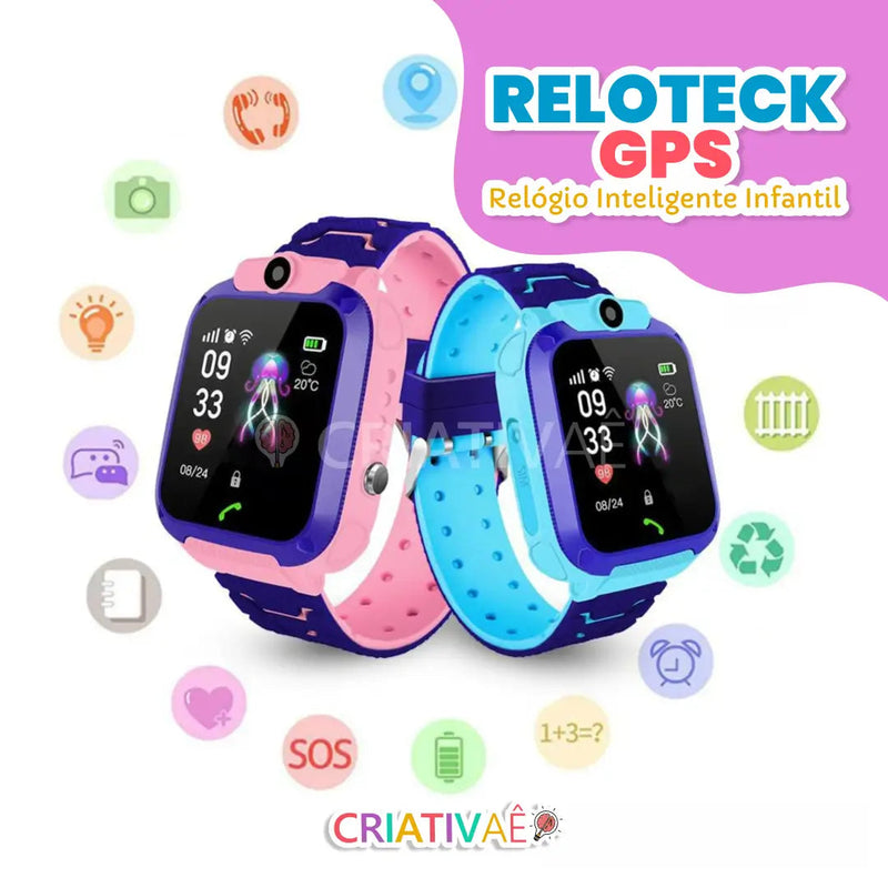 Reloteck GPS - Relógio Inteligente para Crianças Reloteck GPS - Relógio Inteligente para Crianças Criativaê 