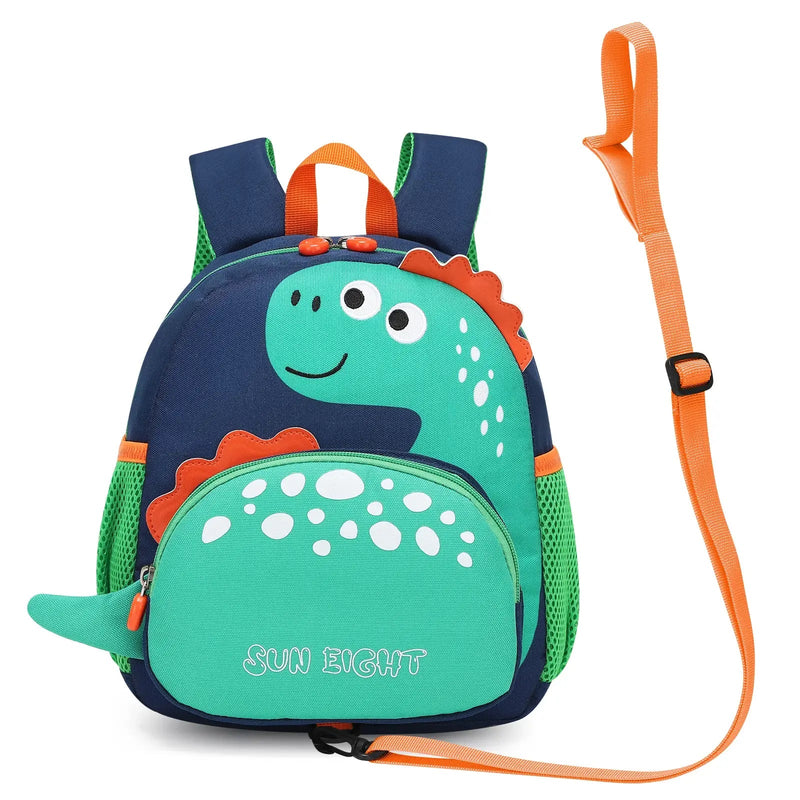 SafeBag - Mochila com Cordão de Confiança + Brinde Exclusivo 3+ Criativaê Dinossauro 