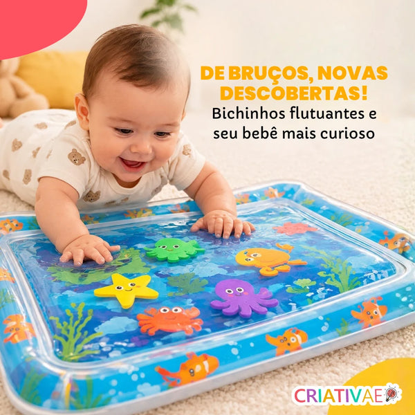 Tapete de Água Interativo para Bebês Criativaê