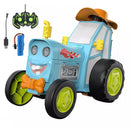 Trator Jump - Carrinho Pula Pula + Brinde Exclusivo 3+ Criativaê Azul 