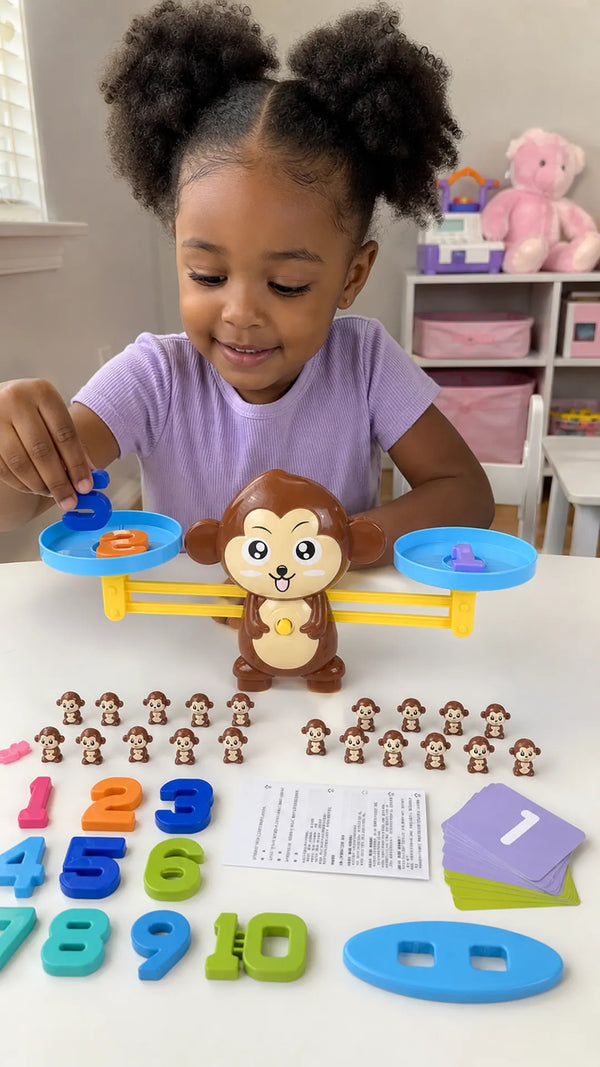 Foto de cliente: crianca com Magic Calc em casa