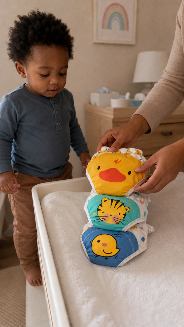 Foto de cliente: bebe com Kit 3 Fraldas para Desfralde Confort Cute Baby Premium