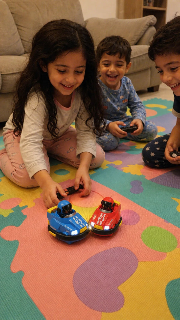 Foto de cliente: crianca com Bumper Car em casa
