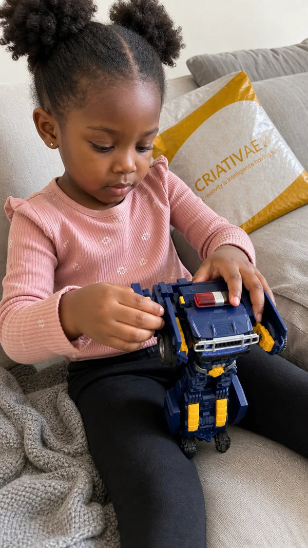Foto de cliente: crianca com Robotcar em casa