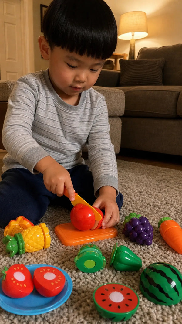 Foto de cliente: crianca com Corta Comidinhas em casa