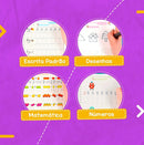 KIT com 4 Cadernos de Caligrafia Mágicos Criativaê