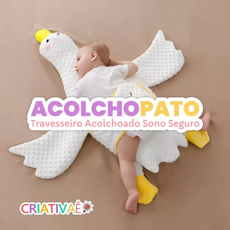 Acolchopato - Travesseiro Acolchoado Sono Seguro + Brinde Exclusivo Criativaê 