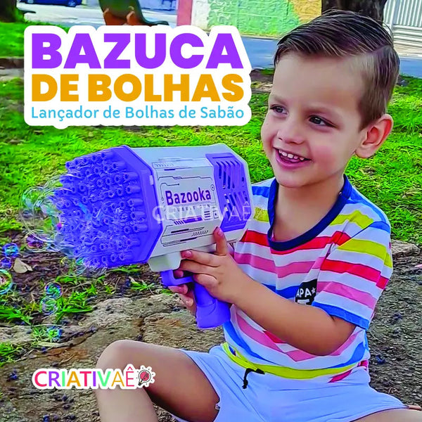 Super Bazuca de Bolhas de Sabão