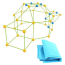 Build It- KIT de Construção Infantil Montessori Criativaê I&C 3 Criativaê KIT com 65 peças + Lona 