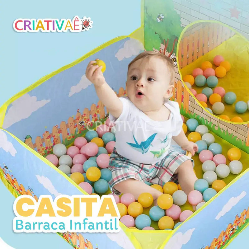 Casita - Barraca Temática Casa de Campo + Brinde Exclusivo 3+ Criativaê 