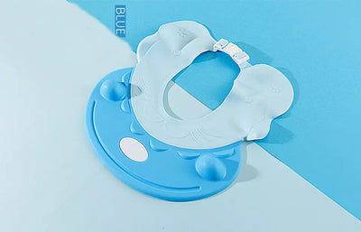 Chapeuzinho Protetor de Olhos e Orelhas para Banho I&C 3 Criativaê Azul 