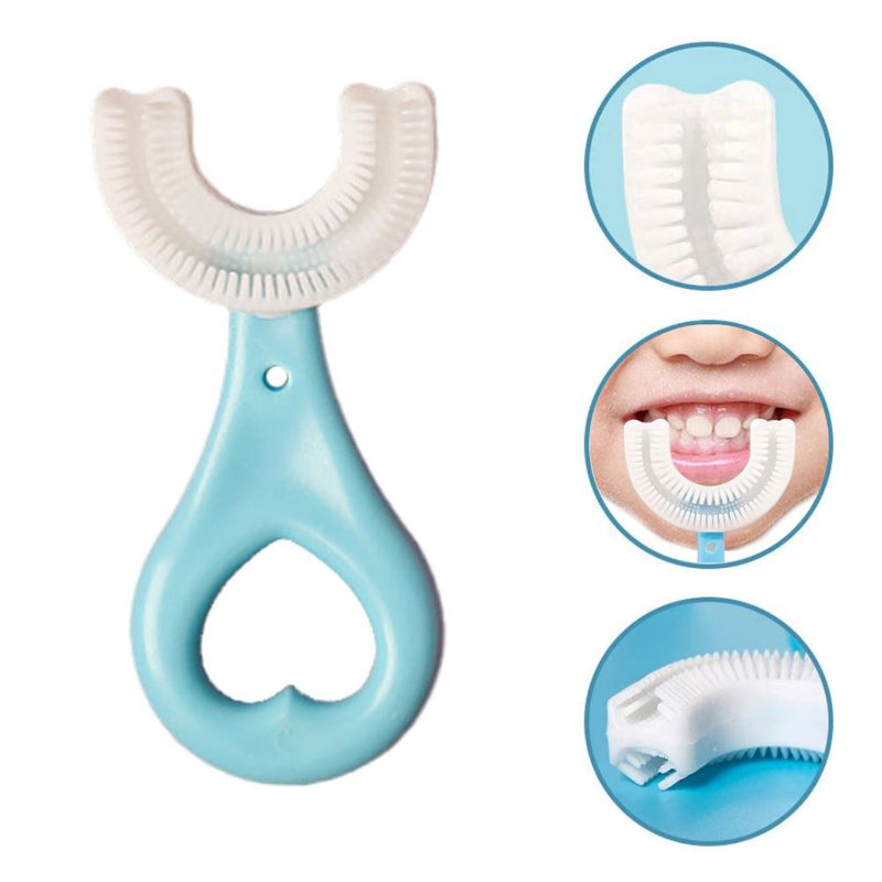 Escova de Dentes Infantil Easy Clean Kids 360° - Criativaê I&C 3 Criativaê 1 Azul (1 a 6 anos) 