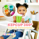 Kepcup 360° - Copo de Treinamento + Brinde Exclusivo 0-2 Criativaê 