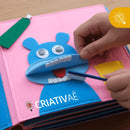 Livro Educativo Montessori - Criativaê FeltBook I&C 3 Criativaê 