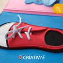 Livro Educativo Montessori - Criativaê FeltBook I&C 3 Criativaê 