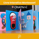 Livro Educativo Montessori - Criativaê FeltBook I&C 3 Criativaê 