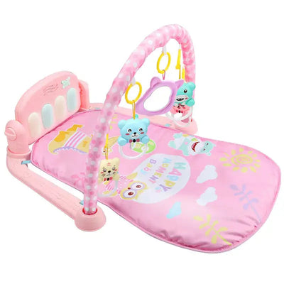 LudicTap Baby - Tapete Baby Interativo Lúdico + Brinde Exclusivo Criativaê Rosa 