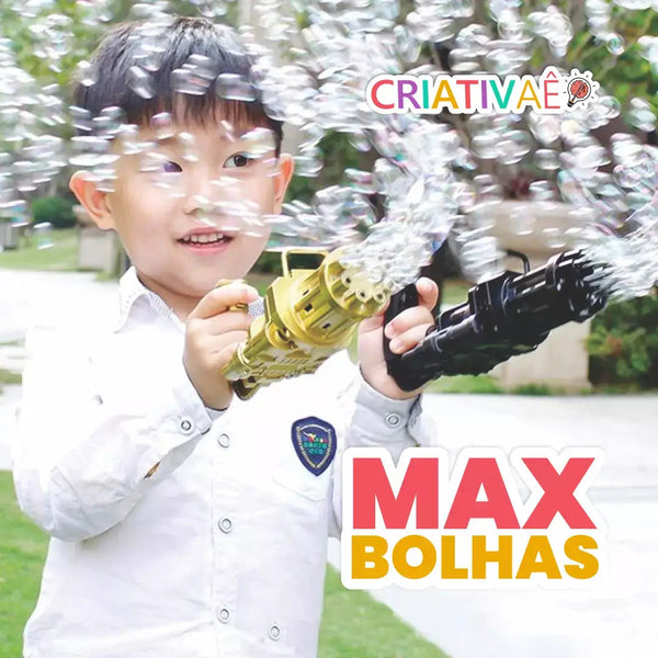 Max Bolhas - Metralhadora de Bolhas de Sabão