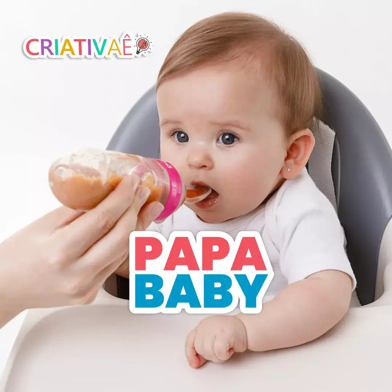 Papa Baby - Mamadeira com Colher Alimentadora I&C 3 Criativaê 