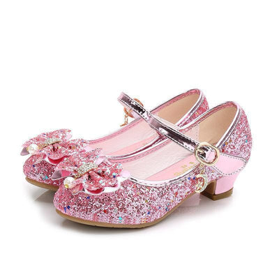 Pezinhos Encantados: Sapato Infantil Estilo Boneca com Laço e Salto Criativaê Rosa 26 