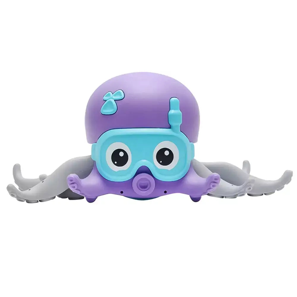 Polvo Polvilho - Brinquedo Interativo Terrestre e Aquático + Brinde Exclusivo Criativaê Roxo 