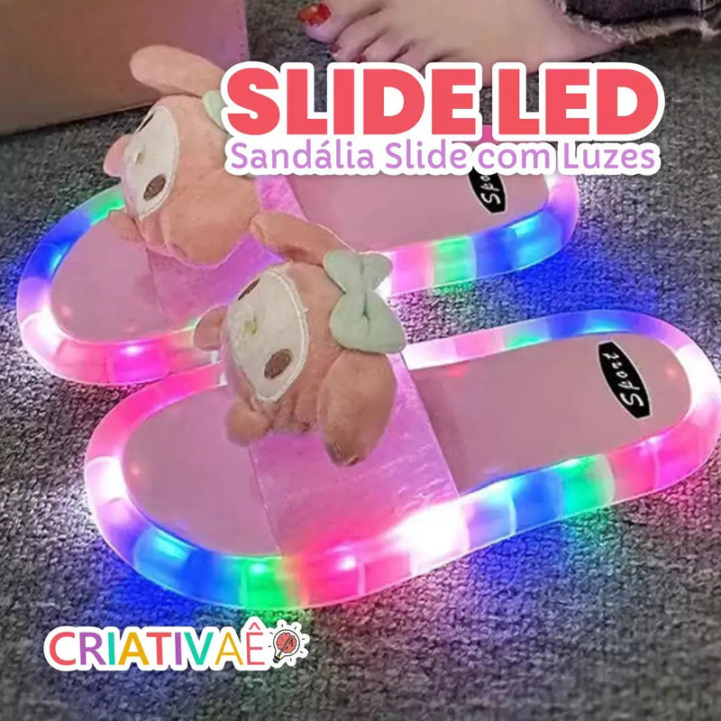 Slide Led - Sandália Slide com Luzes Criativaê 