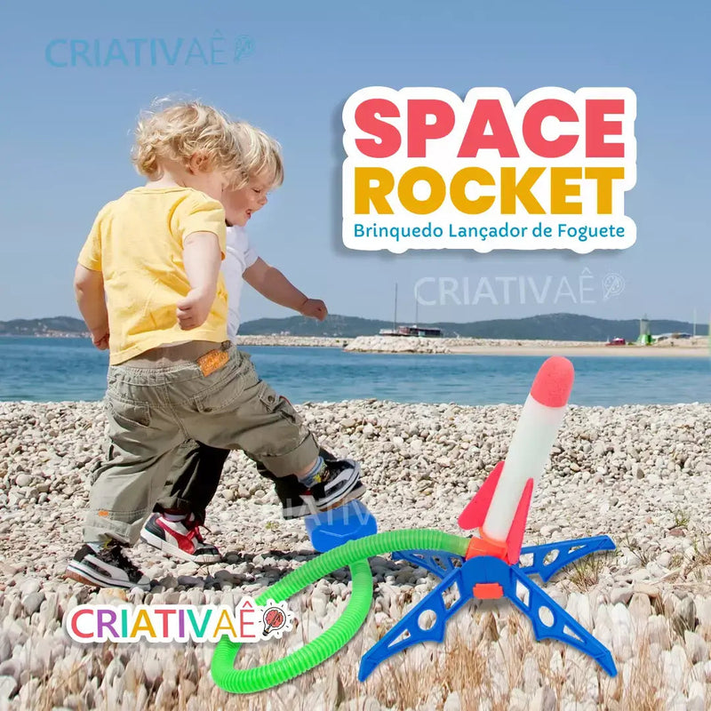 SPACE ROCKET - Brinquedo Lançador de Foguete I&C 3 Criativaê 